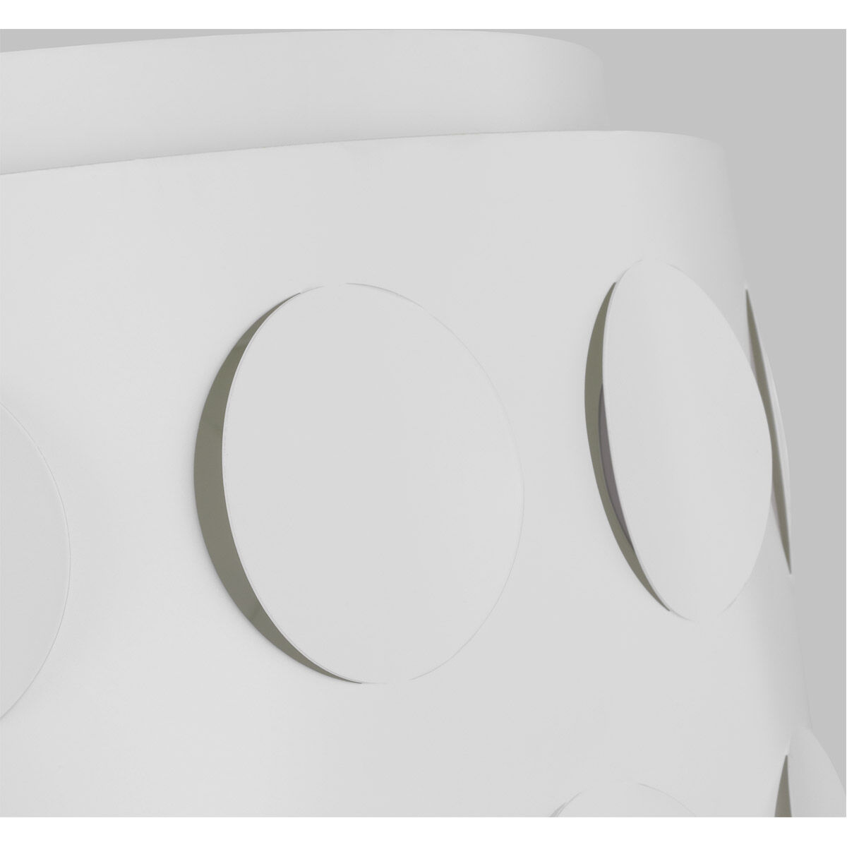 kate spade new york Dottie 3 Light 17.88 inch Matte White Flush Mount Ceiling Light