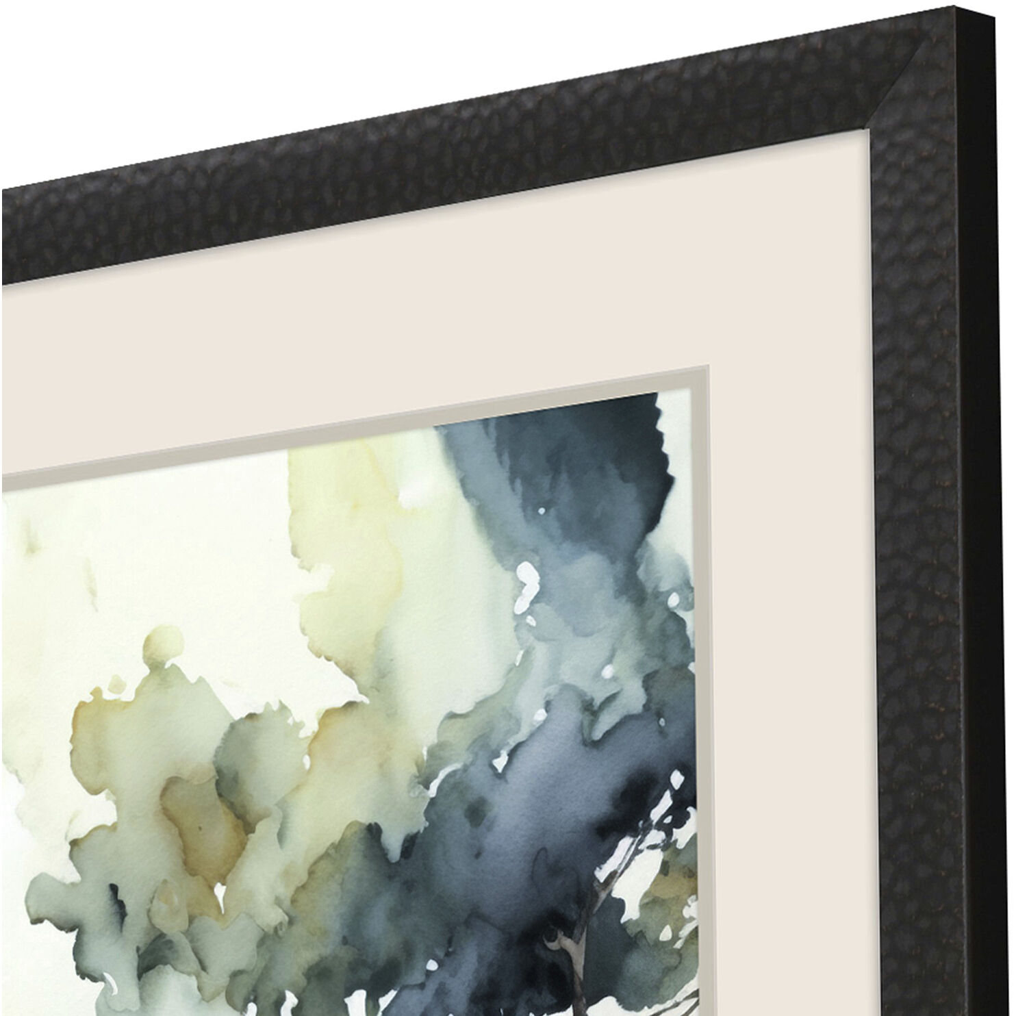 Wanderlust Calling Whispers in the Wind Blue and Brown and Green and Multi Framed Art