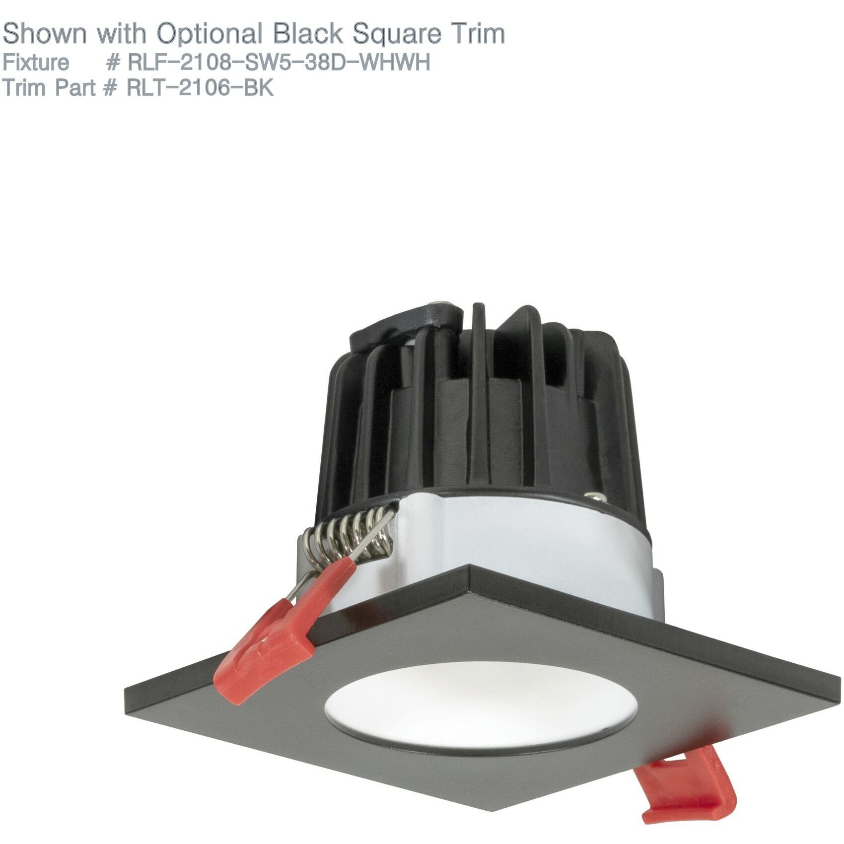 Miniature White Downlight, Trimmed Recessed
