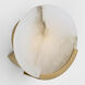 Kelly Wearstler Melange LED 7 inch Antique-Burnished Brass Sconce Wall Light