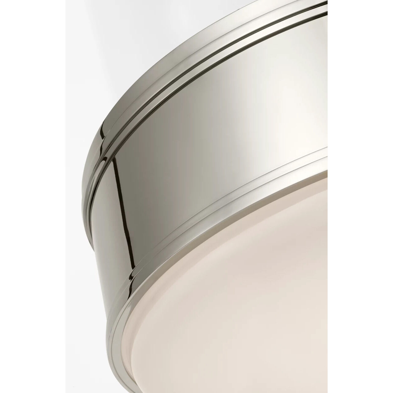 Chapman & Myers Marden LED 17.5 inch Polished Nickel Flush Mount Ceiling Light