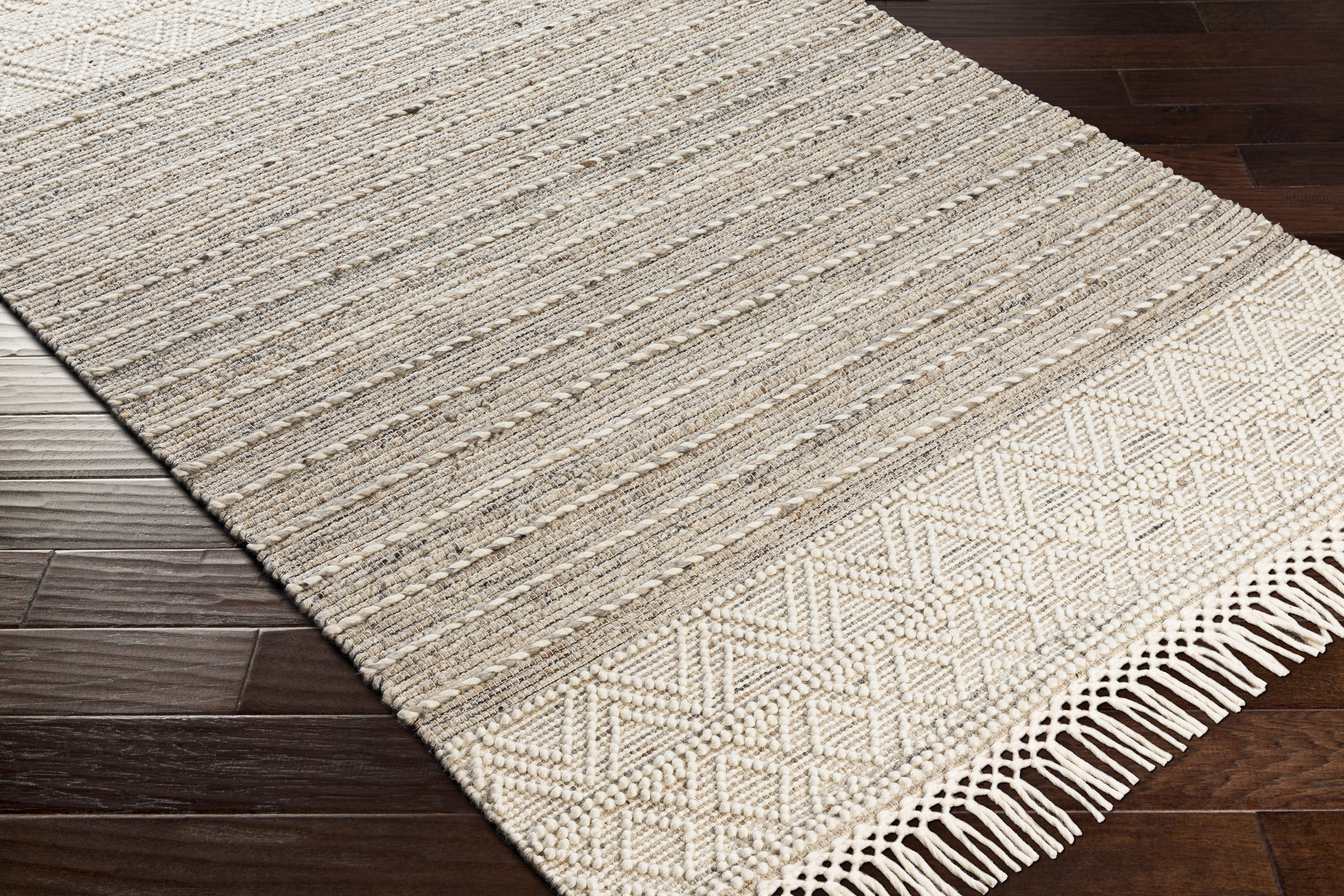 Lucia 96 X 30 inch Taupe Rug in 2.5 x 8, Runner