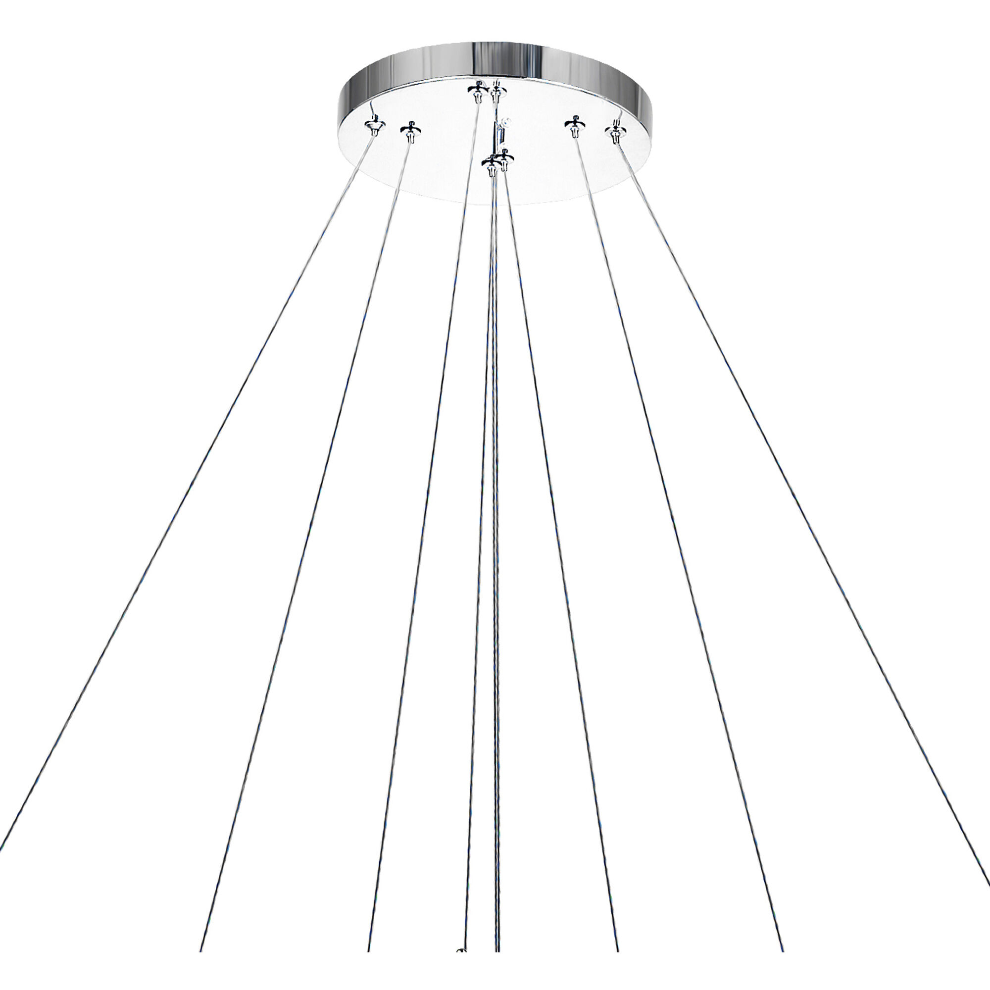 Madeline LED 32 inch Chrome Down Chandelier Ceiling Light