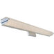 Eco LED 37.2 inch Brushed Nickel Bath Vanity Light Wall Light