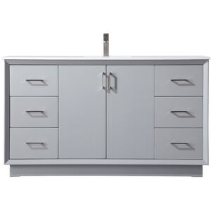 Hayes 60 X 22 X 35 inch Grey Vanity Sink Set