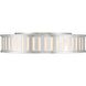 Kendal 4 Light 22.5 inch Polished Nickel Flush Ceiling Light
