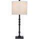 Lohn 30 inch 150 watt Molé Black Table Lamp Portable Light