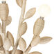 Branche 4 Light Warm Ivory Chandelier Ceiling Light
