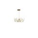 Canada LED 26 inch Gold Chandelier Ceiling Light, Gold Aluminum Frame