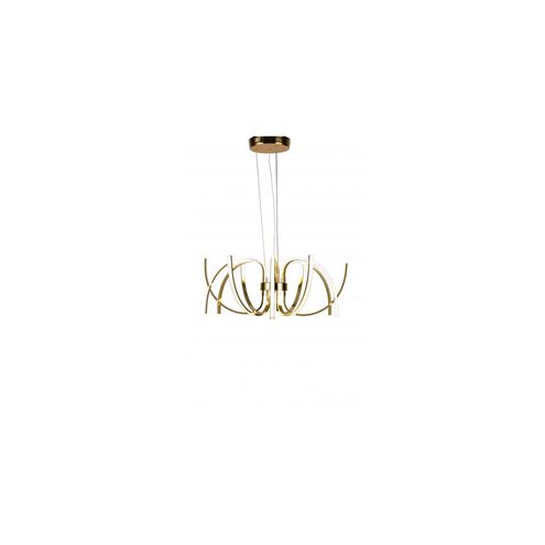 Canada LED 26 inch Gold Chandelier Ceiling Light, Gold Aluminum Frame
