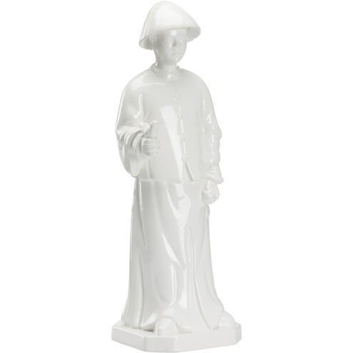 Chinese Man White/Cream Figurine