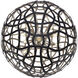 Entice 13 Light 28 inch Matte Black / Tarnish Silver Pendant Ceiling Light