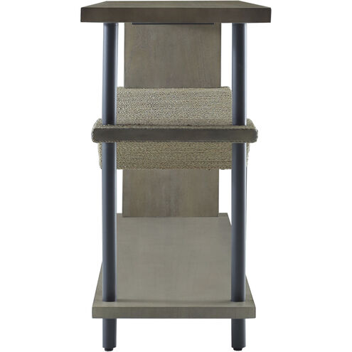 Riverview 54 X 16 inch Polished Slate with Natural and Black Console Table