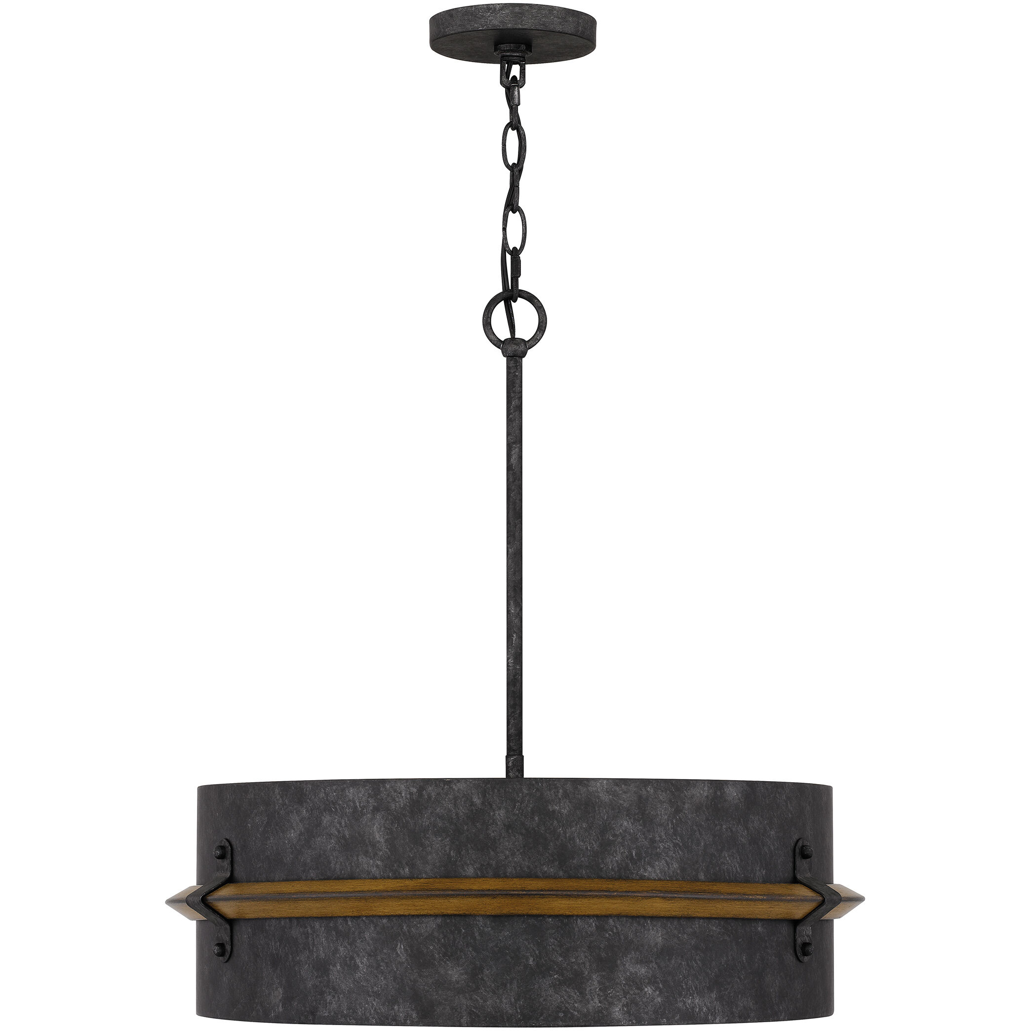 Lariat 3 Light 21 inch Old Black Finish Pendant Ceiling Light