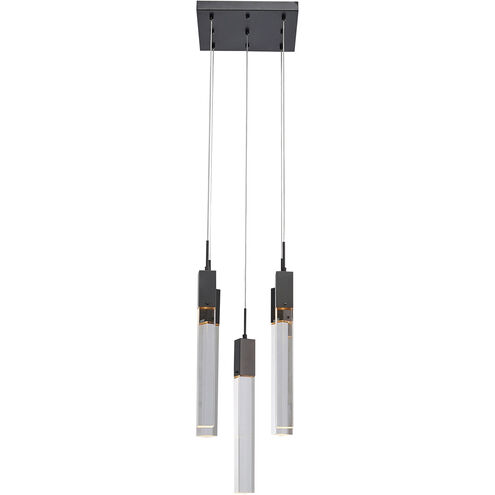 Canada 5 Light 13.78 inch Matte Black Chandelier Ceiling Light
