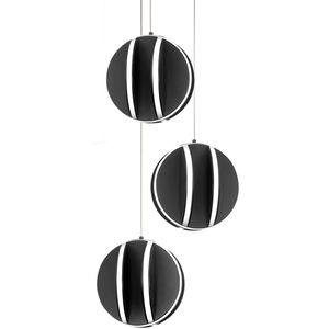 Carillion 1 Light 12 inch Black Pendant Ceiling Light