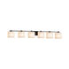 Fusion 56.5 inch Matte Black Bath Bar Wall Light