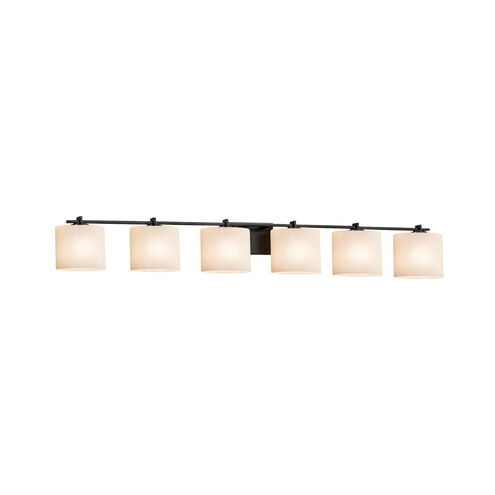 Fusion 56.5 inch Matte Black Bath Bar Wall Light