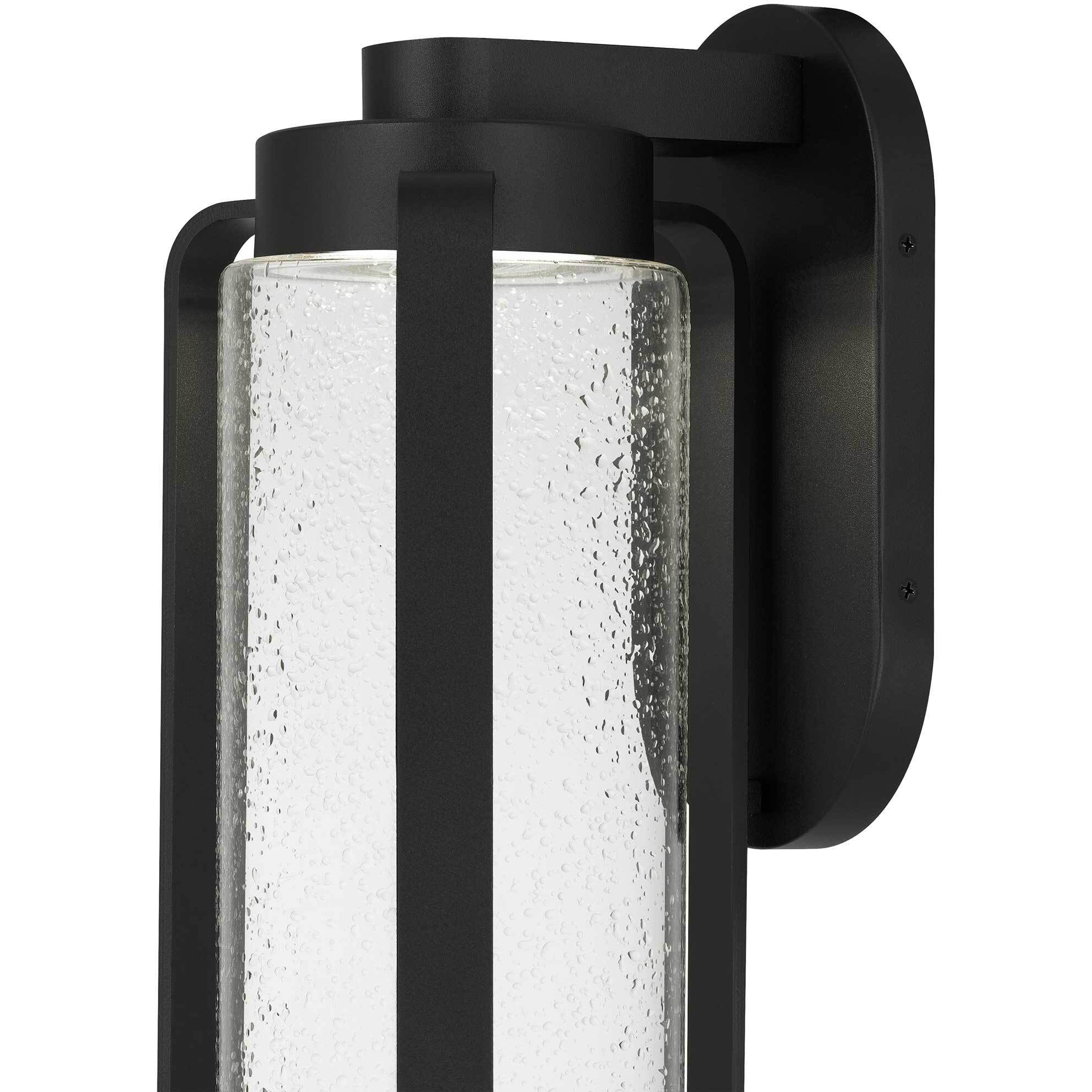 Clover LED 20.5 inch Sand Black Outdoor Wall Sconce