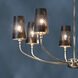 Adeena 8 Light 36.5 inch Classic Pewter Chandelier Ceiling Light