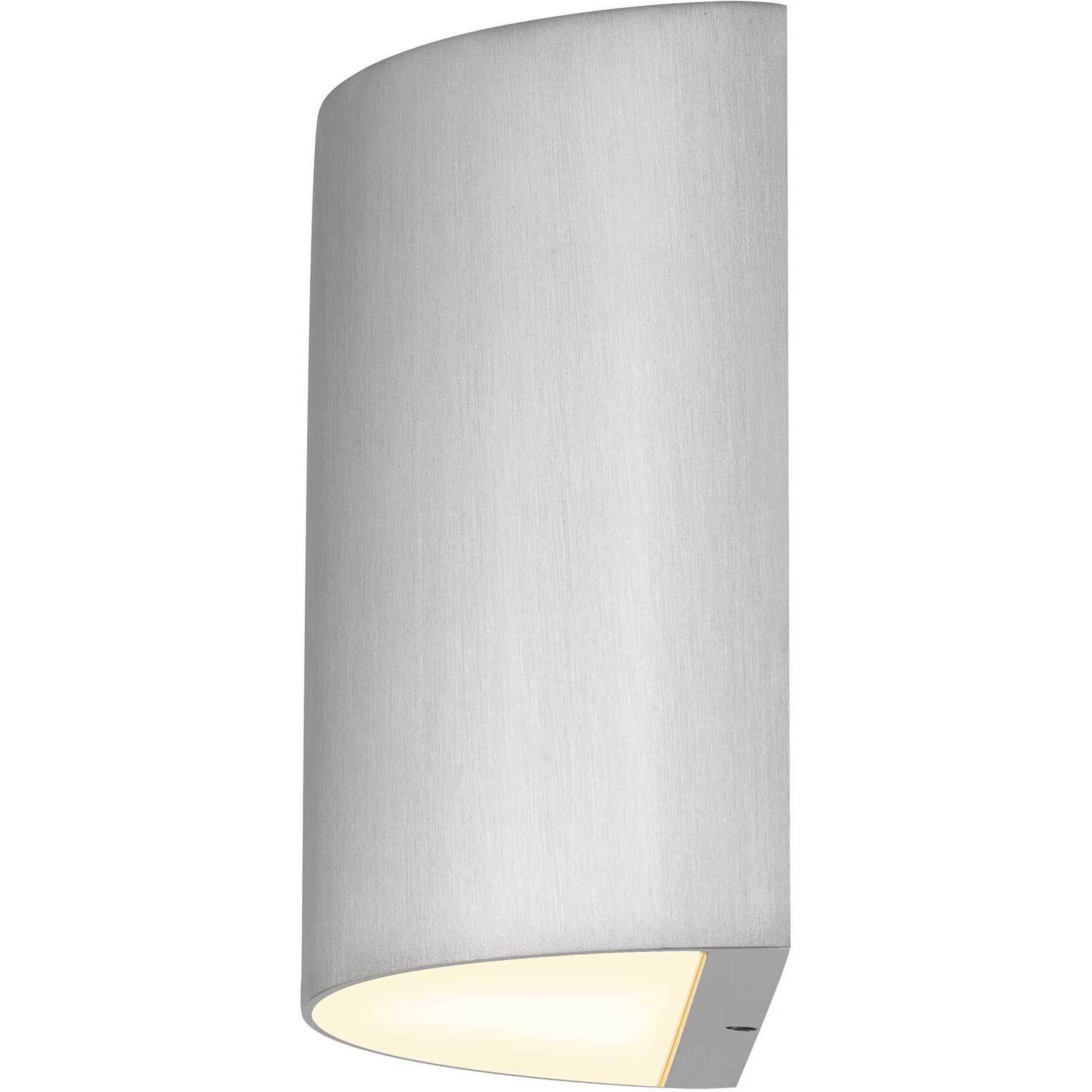 Veil LED 4.63 inch Brushed Aluminum Outdoor Wall Sconce