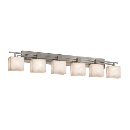 Clouds LED 56 inch Dark Bronze Bath Bar Wall Light in 4200 Lm LED, Square with Flat Rim, Aero