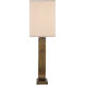 Cercle 33 inch 150 watt Dark Antique Brass Table Lamp Portable Light
