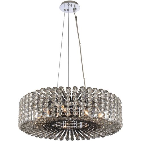 Anello 9 Light 26 inch Chrome Pendant Ceiling Light