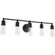 Serif 5 Light 29 inch Black Wall Sconce Wall Light