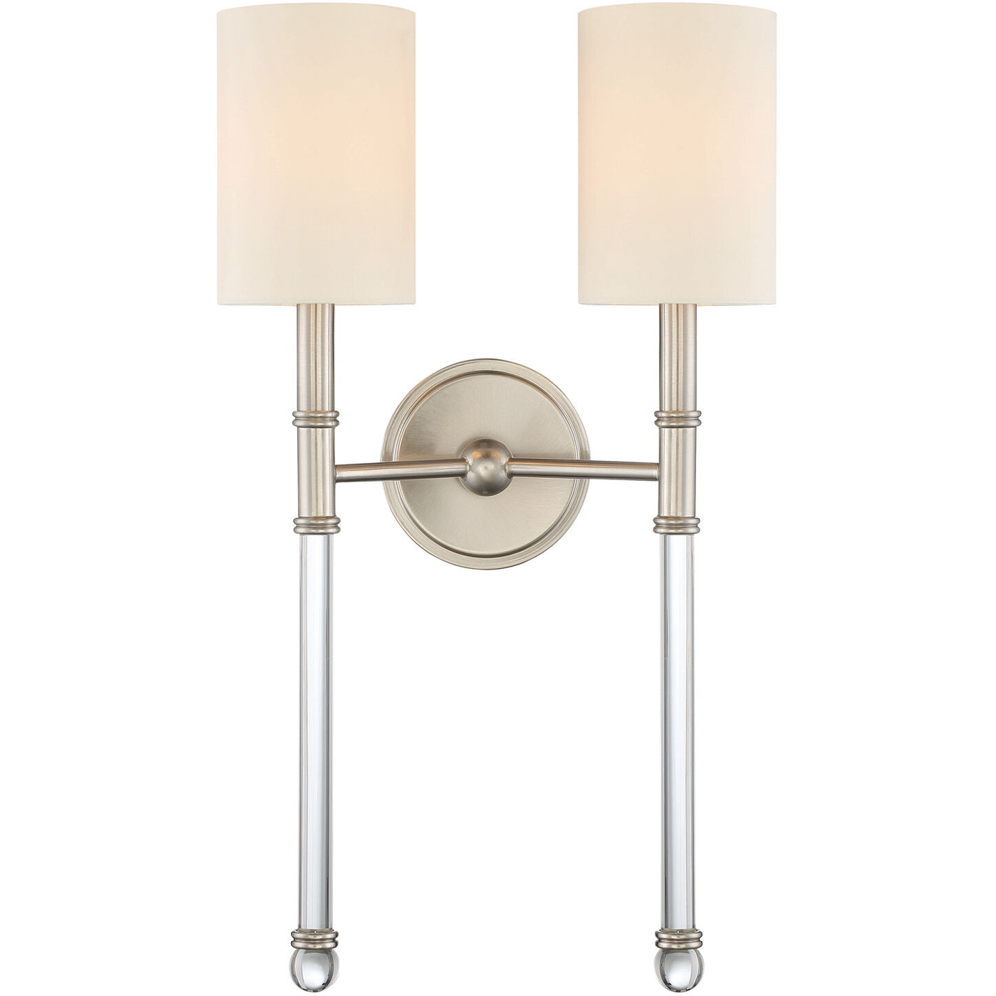 Fremont 2 Light 13 inch Satin Nickel Wall Sconce Wall Light, Essentials
