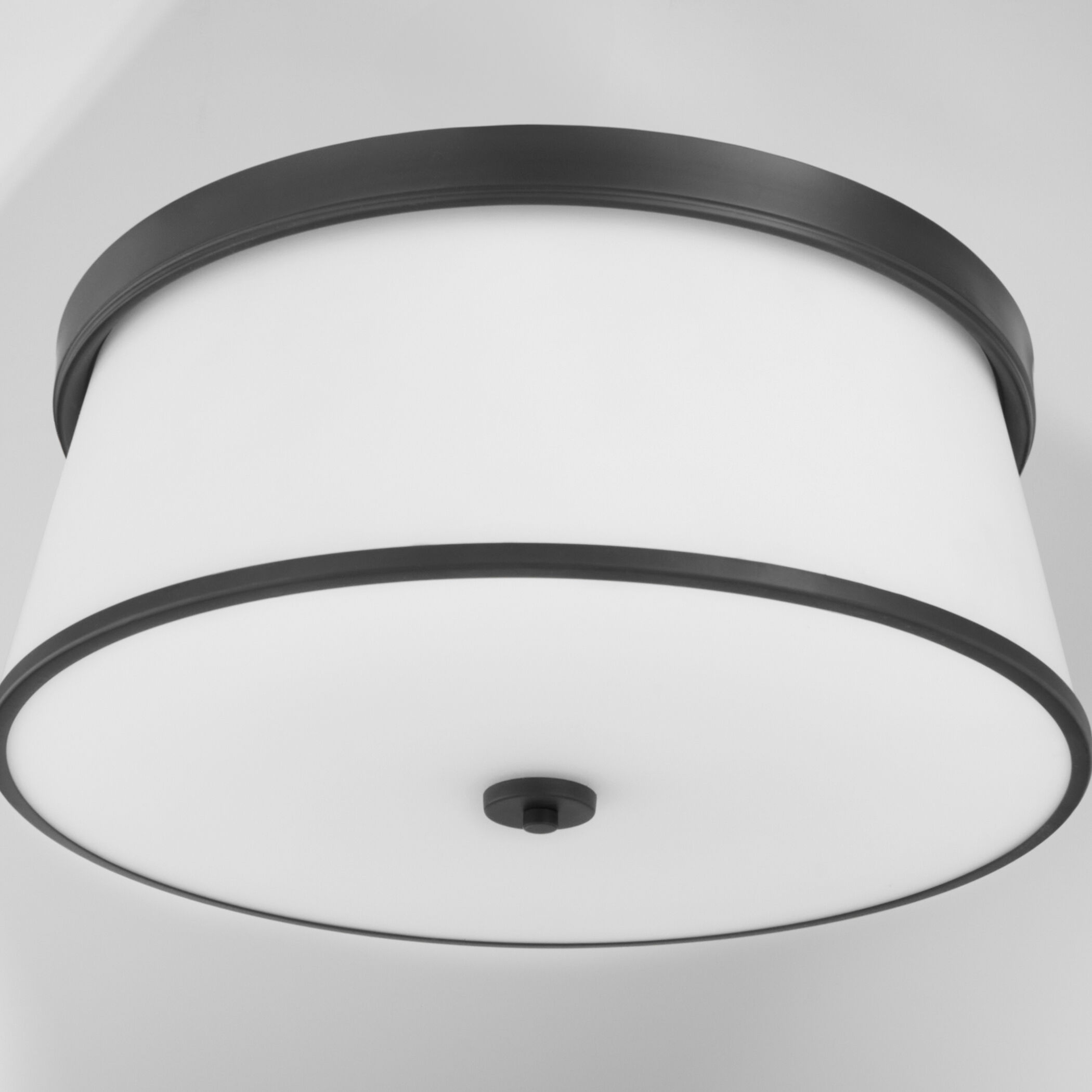 Weir 4 Light 20 inch Matte Black Flush Mount Ceiling Light