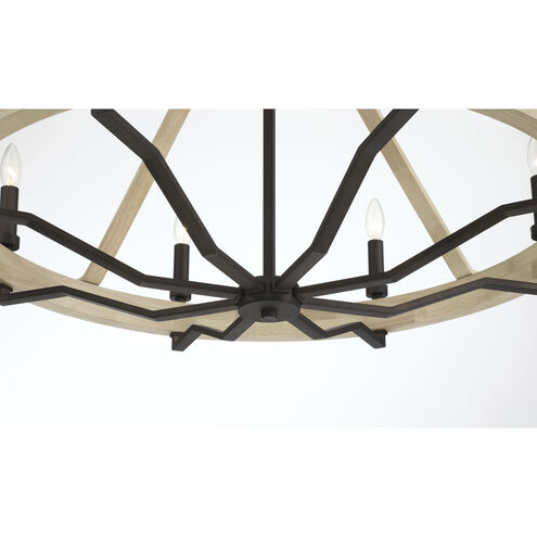 Sonoma 8 Light 34 inch Dark Bronze Chandelier Ceiling Light