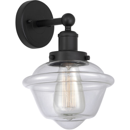 Oxford 1 Light 6.5 inch Matte Black Sconce Wall Light