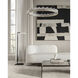 Pleiades LED 36 inch Contemporary Silver Leaf and Contemporary Silver Chandelier Ceiling Light
