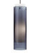 Echo 1 Light 5 inch Satin Nickel Pendant Ceiling Light in Steel Blue, Monopoint, Incandescent
