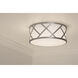 Haven LED 13 inch Satin Nickel Flush Mount Ceiling Light