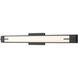 Chase LED 33 inch Matte Black Bath Vanity Light Wall Light