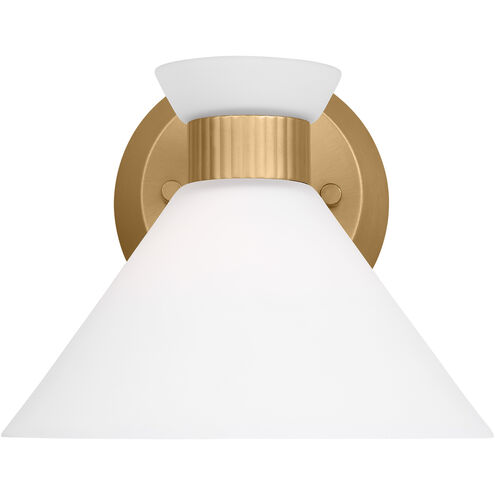 Drew & Jonathan Belcarra 1 Light 7.5 inch Satin Brass Sconce Wall Light