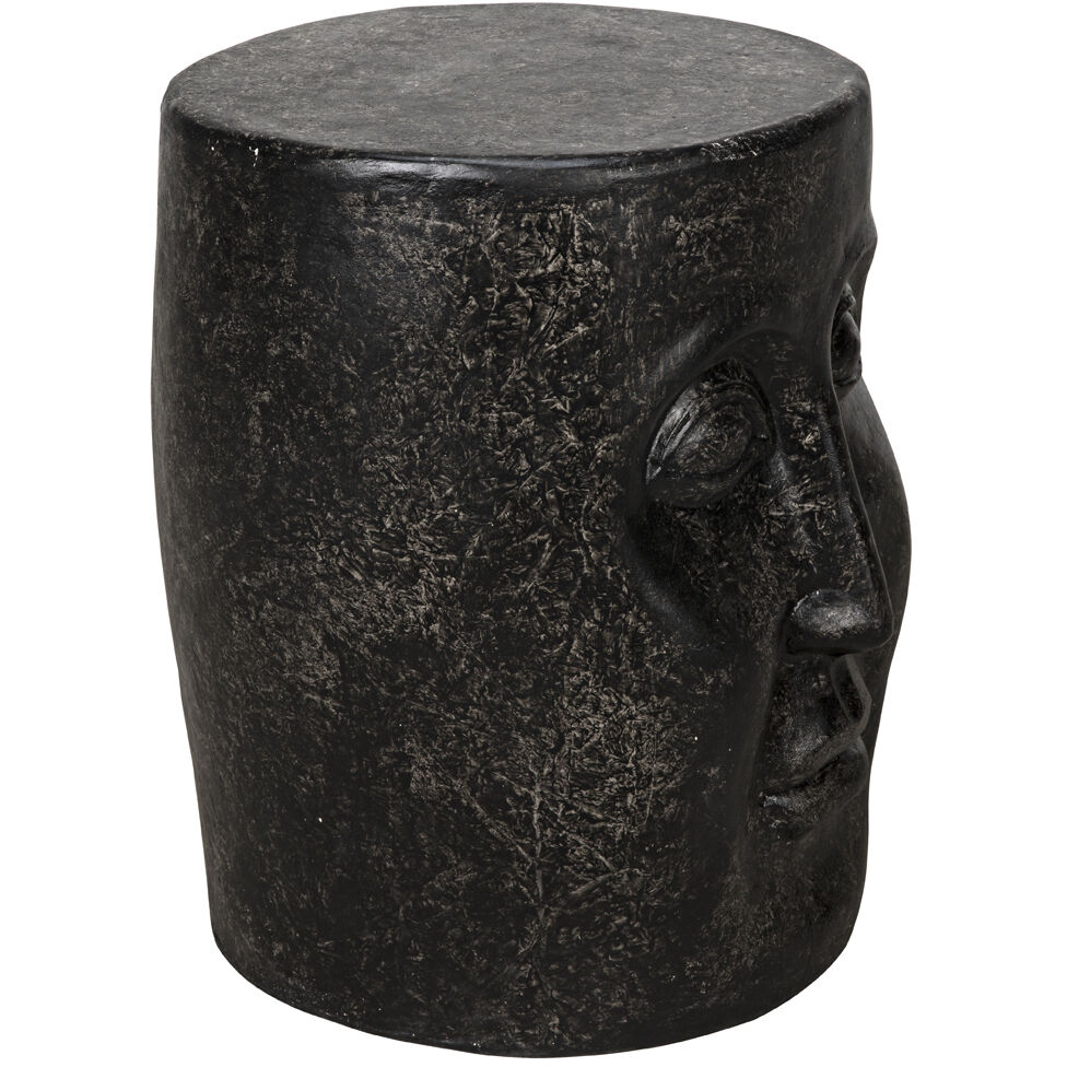 Head 19 X 14 inch Black Fiber Cement Side Table
