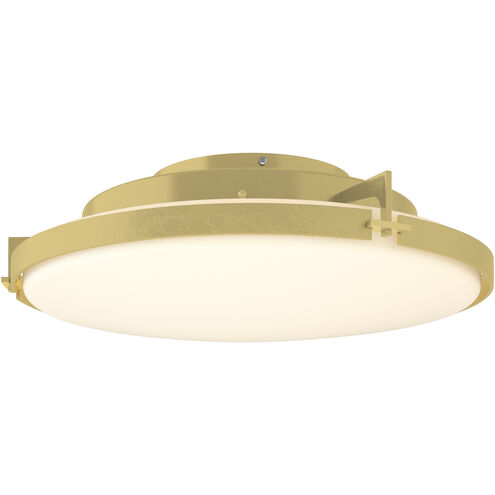 Metra LED 24.3 inch Modern Brass Flush Mount Ceiling Light