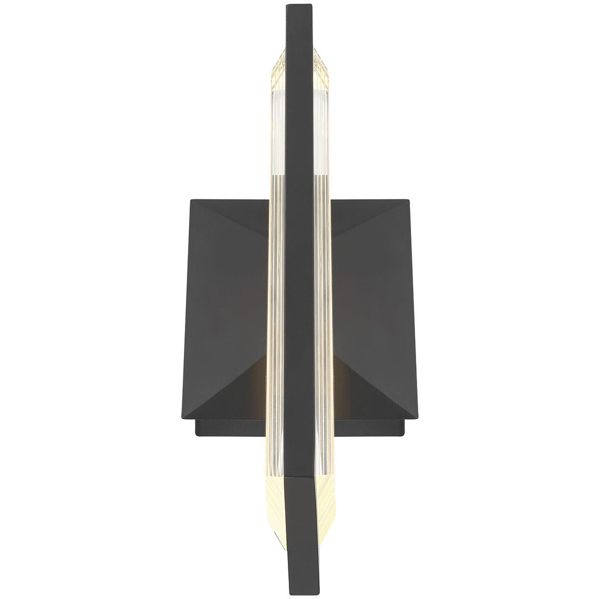 Aelin LED 14 inch Matte Black Outdoor Wall Sconce