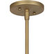 Saint Martin 4 Light 14 inch Ashen Gold Pendant Ceiling Light