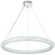 Bowen 1 Light 32 inch Chrome Chandelier Ceiling Light