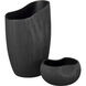 Scribing 5 X 2.5 inch Candle Bowl in Black, Votive