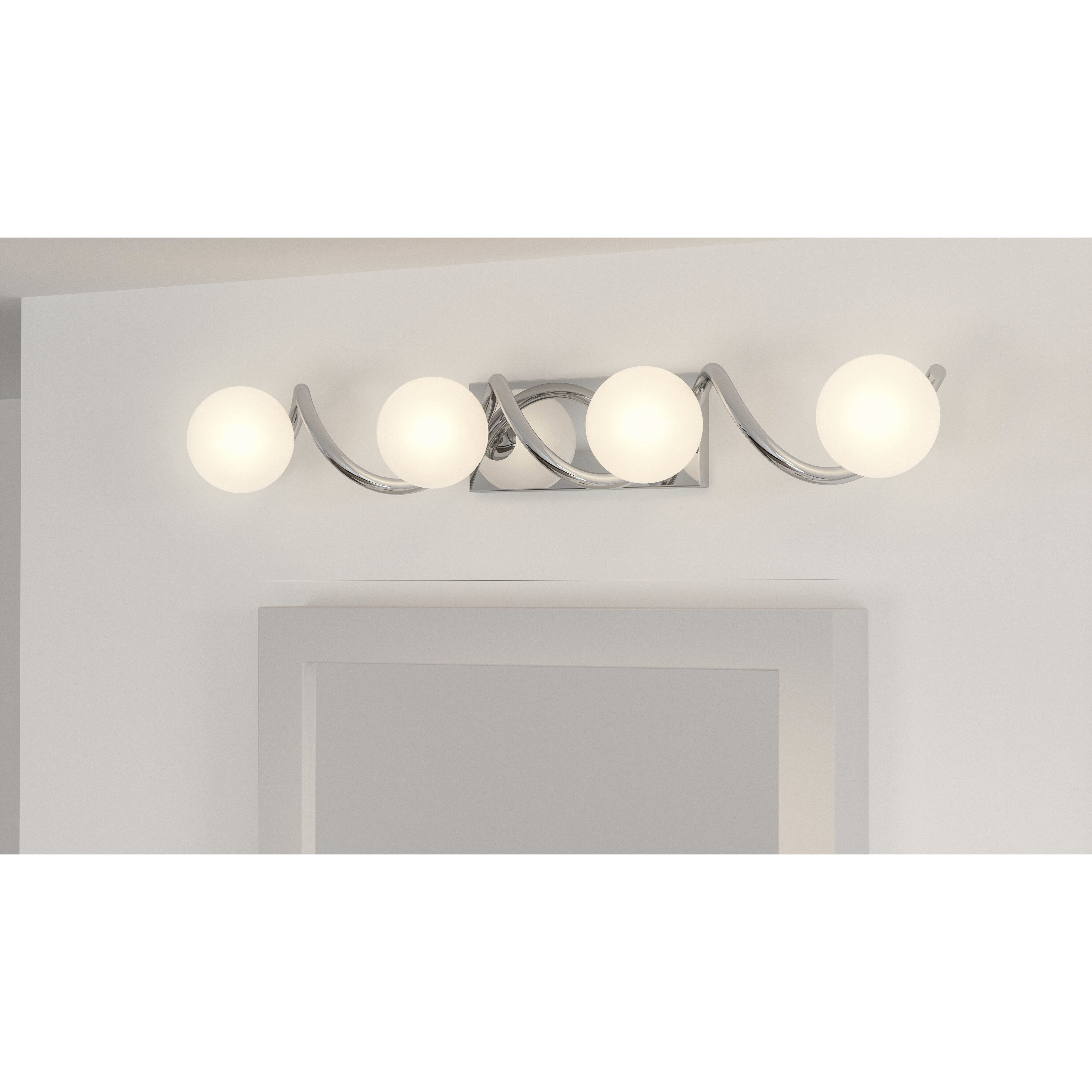 Essence LED 34 inch Polished Chrome Bath Light Wall Light