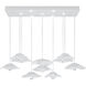 Embark 17 Light 61.75 inch White Pendant Ceiling Light
