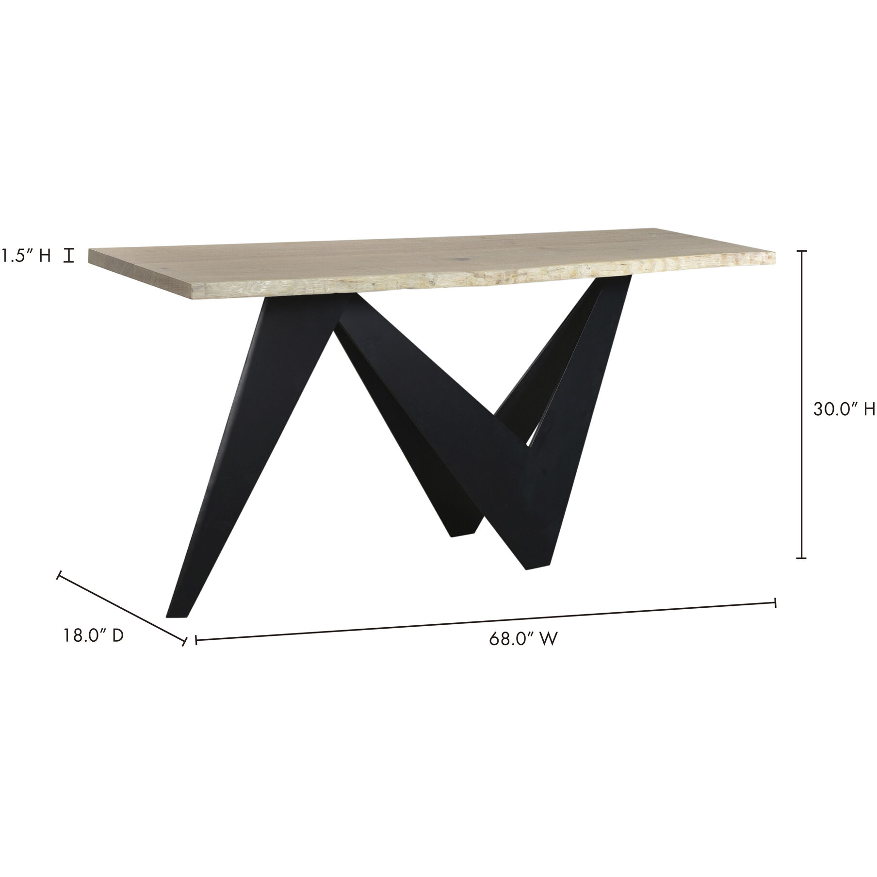 Bird Natural Console Table