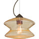 Zen 1 Light Bronze Cable Pendant Ceiling Light