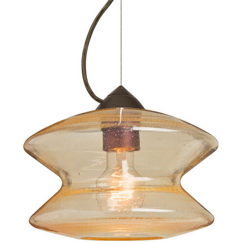 Zen 1 Light Bronze Cable Pendant Ceiling Light
