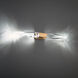 Beyond Kindjal LED 27 inch Aged Brass Bath Vanity & Wall Light, Beyond